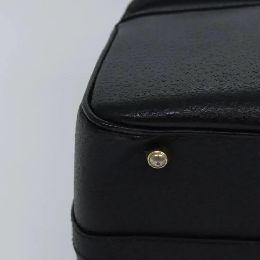 GUCCI Bamboo Vanity Hand Bag Leather Black 013 2122 013 2122 - Picture 15 of 16
